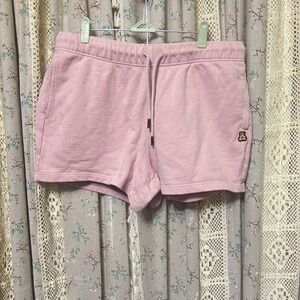 Teddy Fresh Pink Bear Logo Sweat Shorts Size L
